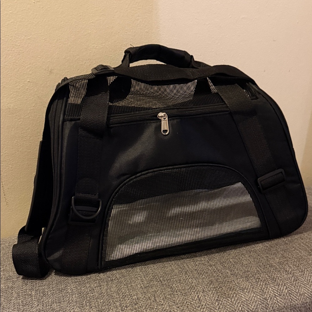 Black Pet Carrier for Dogs